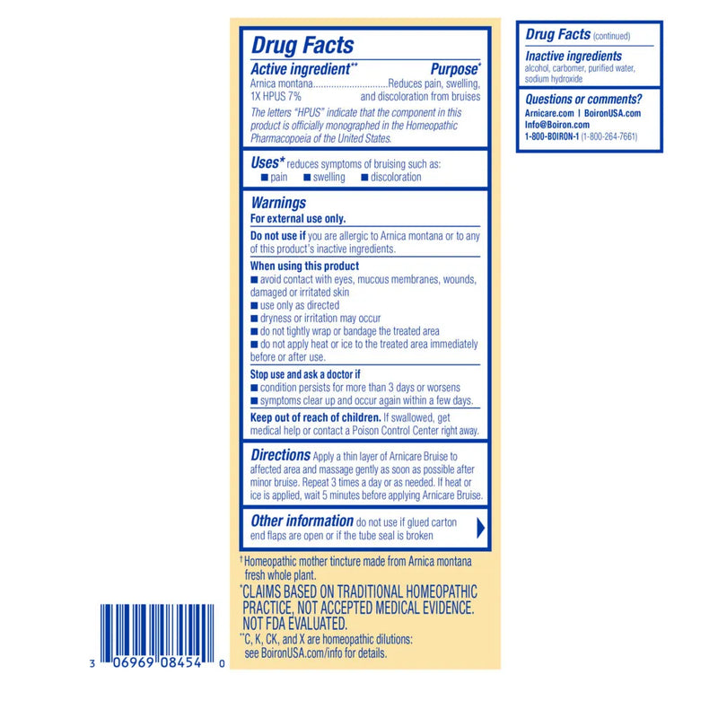 Arnicare Bruise Gel 1.5 oz (45 g) by Boiron