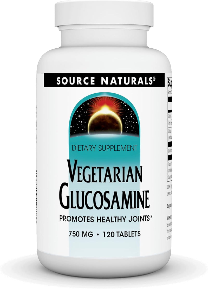 Vegetarian Glucosamine, 750 mg, 120 Tablets by Source Naturals