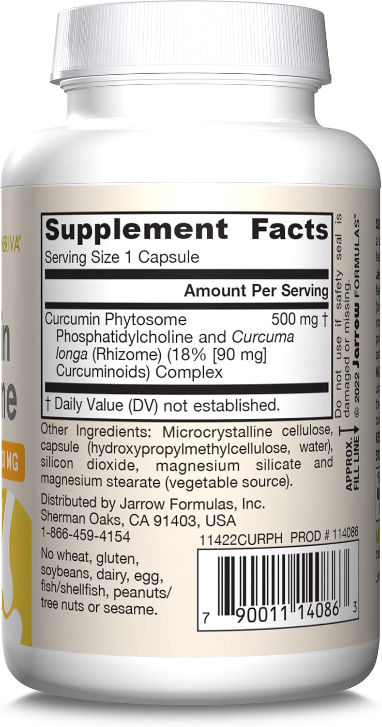 Curcumin Phytosome 500 mg 60 Veggie Caps