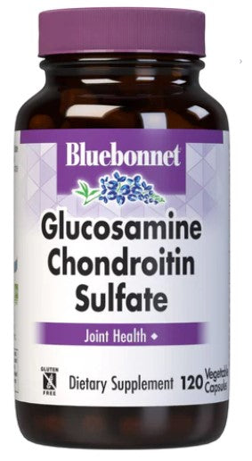 Glucosamine Chondroitin Sulfate 120 Vegetables Capsules, by Bluebonnet