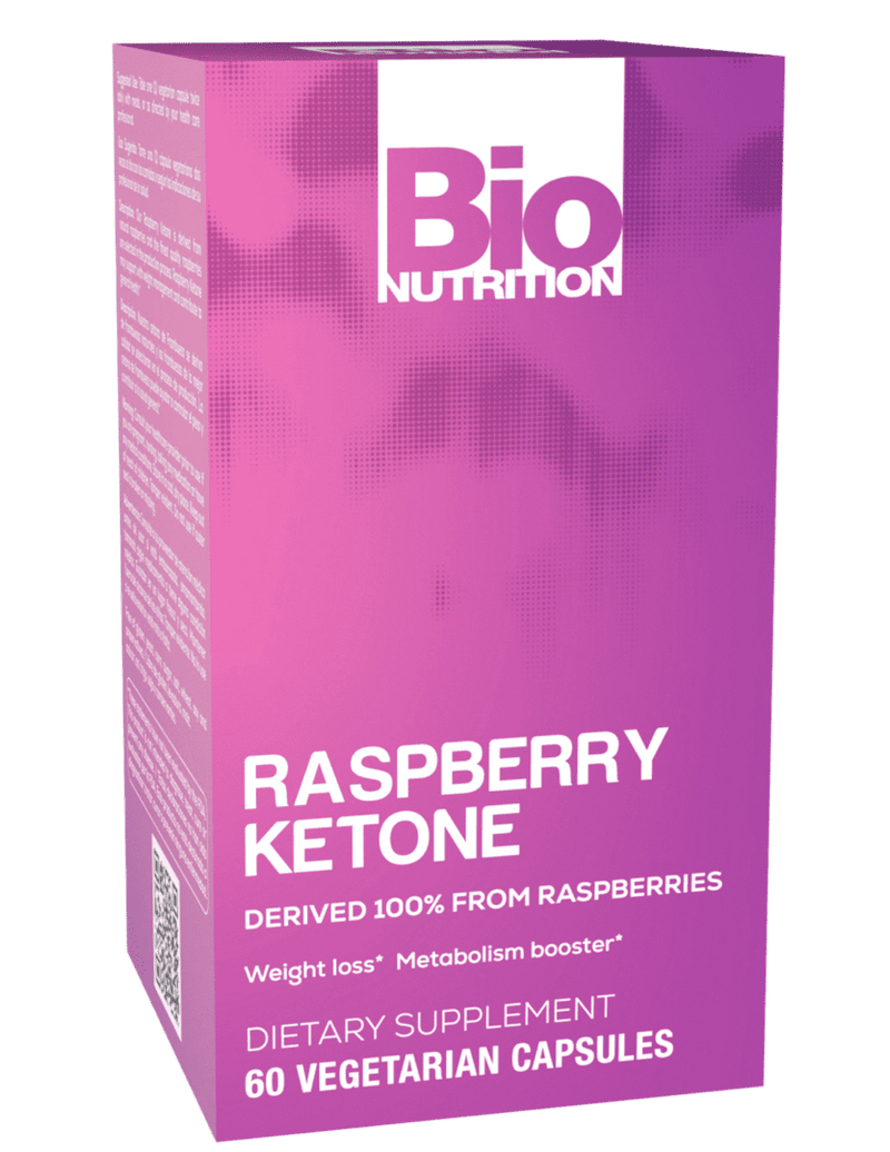 100% Natural Raspberry Ketone 500 mg 60 Vegetarian Capsules