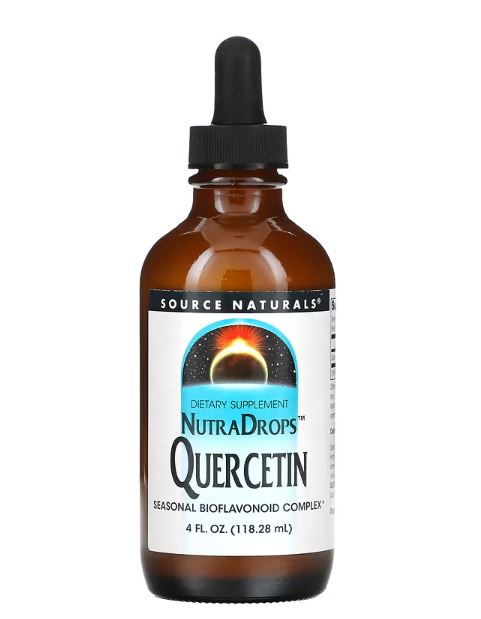 Nutra Drops Quercetin, 4 fl oz (118.28 ml)- By Source Naturals