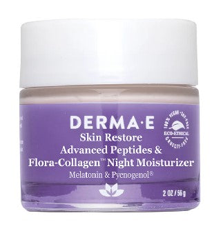 Advanced Peptides & Flora-Collagen Night Moisturizer, 2 oz (56 g), by DERMA-E