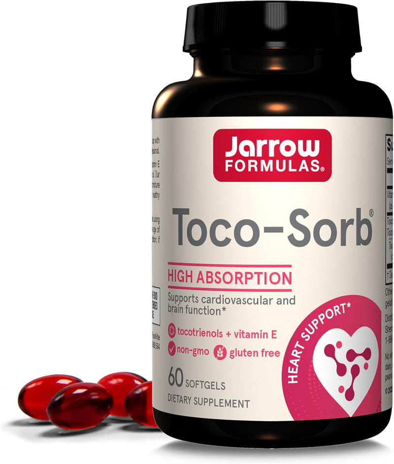 Toco-Sorb Mixed Tocotrienols and Vitamin E 60 Softgels