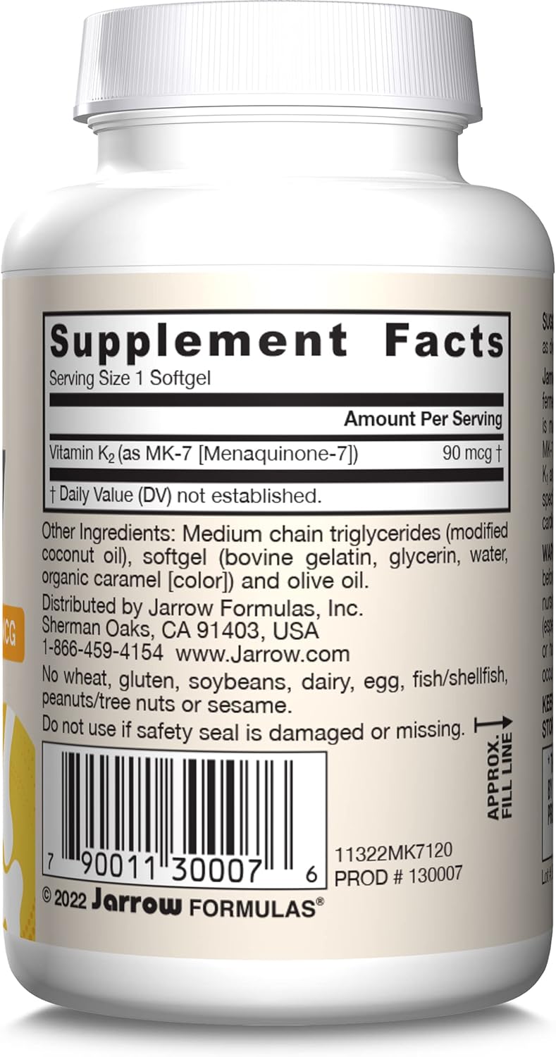 MK-7 90 mcg 120 Softgels