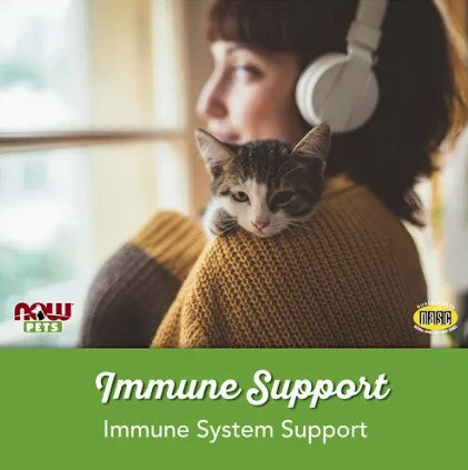 Immune Support, For Dogs/Cats, 90 Chewable Tablets, by NOW Pets