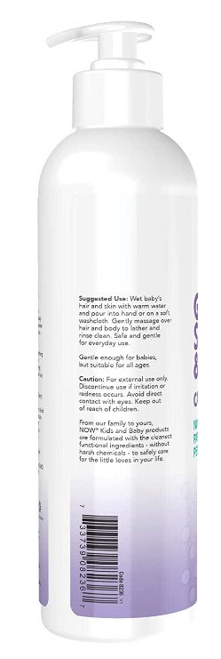 Gentle Baby Shampoo & Wash, Calming Lavender 8 fl oz (237 mL), by Now Baby