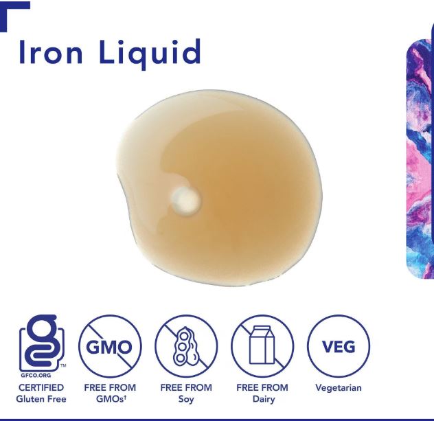 Iron liquid 120 ml by Pure Encapsulations