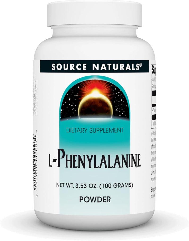 L-Phenylalanine Powder 100g by Source Naturals