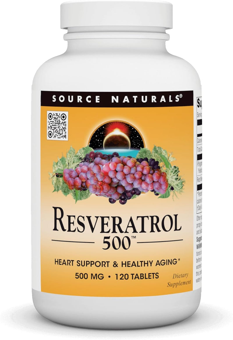 Resveratrol 500 mg - 120 Tablets Source Naturals