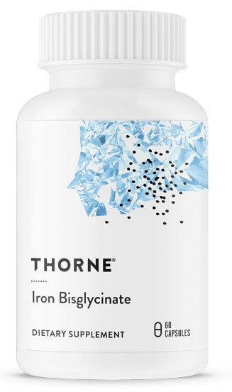 Iron Bisglycinate 60 Caps (NSF certified for sport), by Thorne