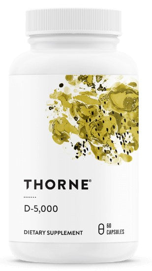 Vitamin D-5000 (NSF) 60 Capsules, by Thorne