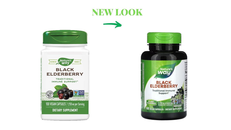 Black Elderberry 575 mg 100 Vegan Capsules