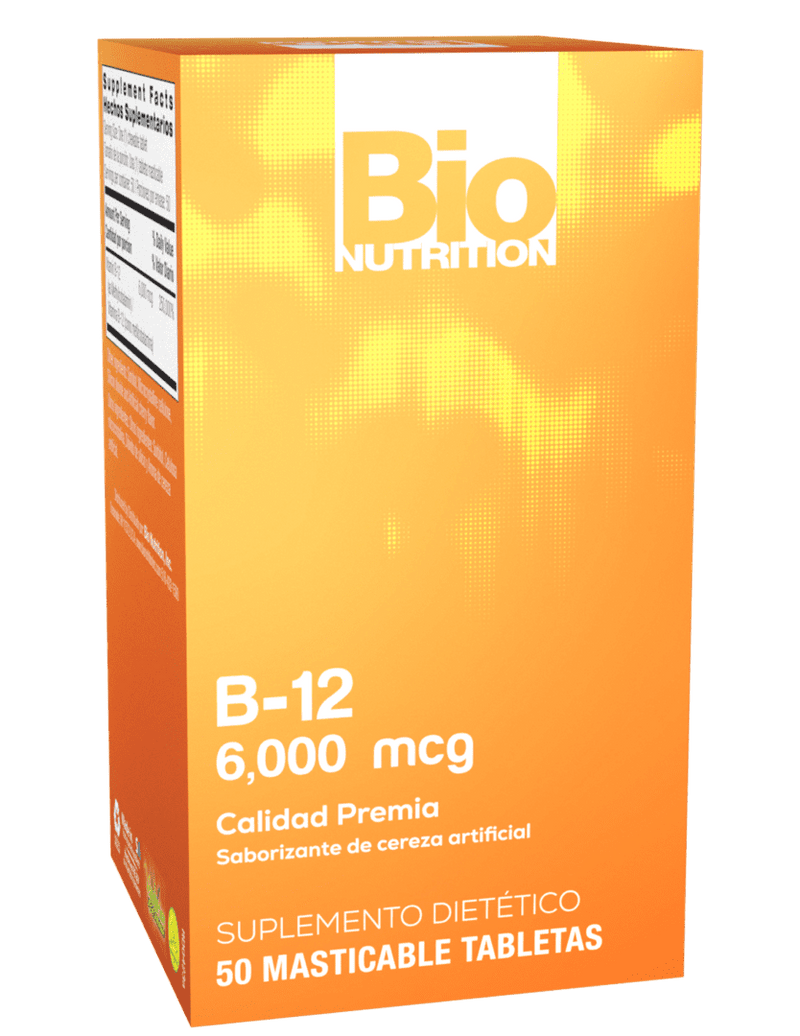 B-12 (Methylcobalamin) 6,000 mcg 50 Sublingual Tablets