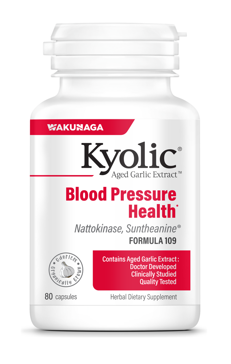 Formula 109 Aged Garlic Extract Blood Pressure Health 80 Capsules