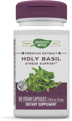 Holy Basil Standardized 60 Vegetarian Capsules