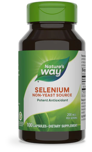Selenium Yeast-Free 200 mcg 100 Capsules