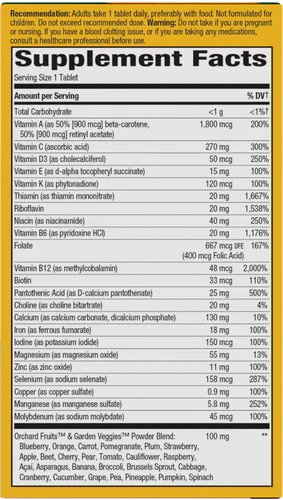 Alive! Once Daily Multi-Vitamin Ultra Potency 60 Tablets