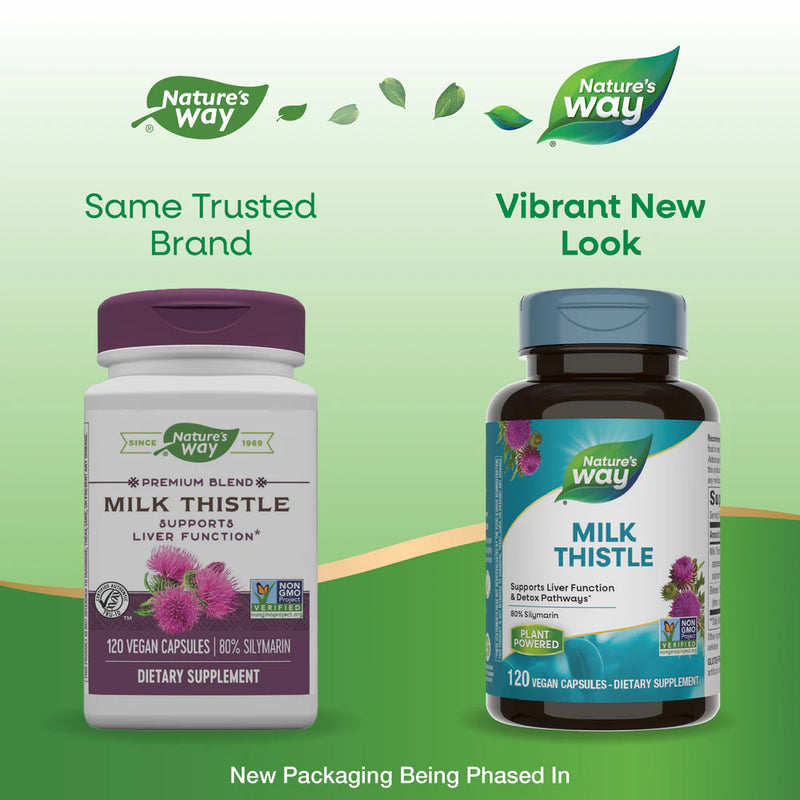Milk Thistle Standardized 120 Veg Capsules by Nature&