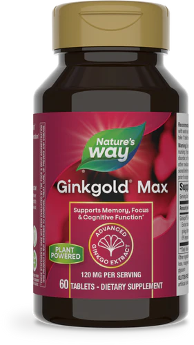 Ginkgold Max 120 mg 60 Tablets