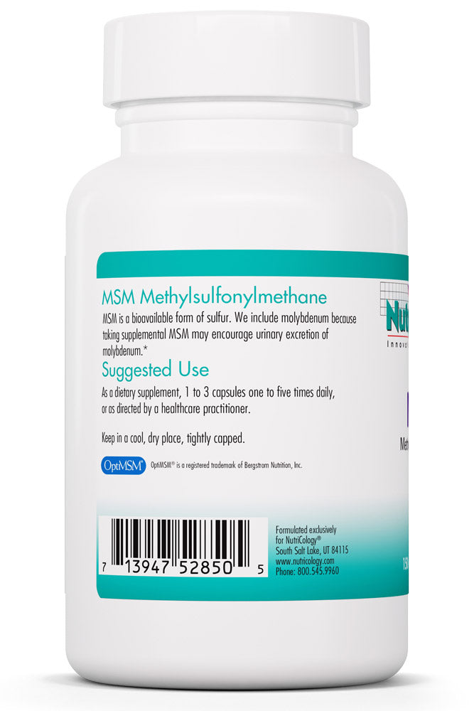 MSM 150 Vegetarian Capsules by Nutricology best price