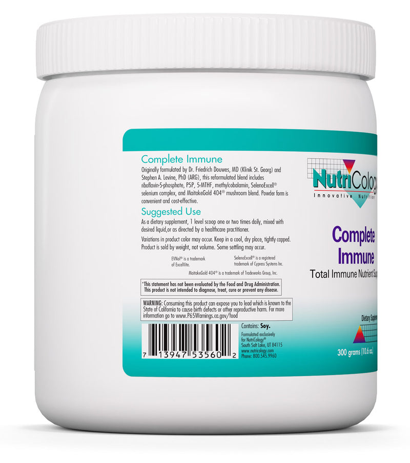 Complete Immune 300 g (10.6 oz) by Nutricology best price