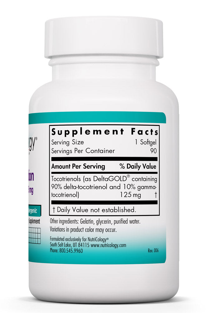 Delta-Fraction Tocotrienols 125 mg 90 Softgels by Nutricology best price