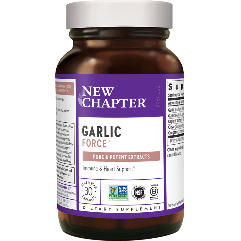 Garlic Force 30 Liquid Vcaps by New Chapter best price