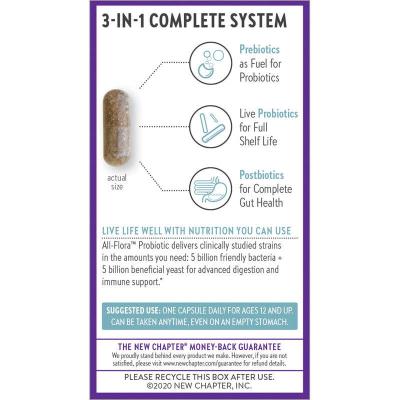 Probiotic All-Flora 30 Vegetarian Capsules