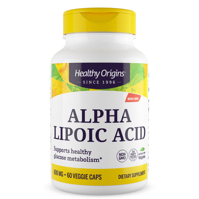 Alpha Lipoic Acid 600 mg 60 Capsules by Healthy Origins best price