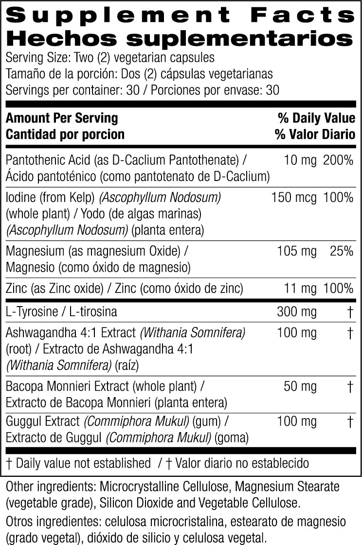 Thyroid Wellness 626 mg 60 Veggie Caps by Bio Nutrition best price