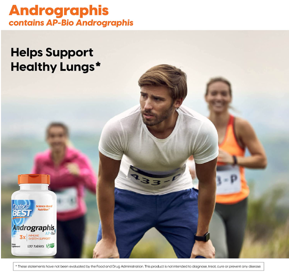 Andrographis Ap-Bio 200 mg 120 Tablets, by Doctor&