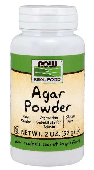 Real Food, Agar Powder, 2 oz (57 g) by NOW