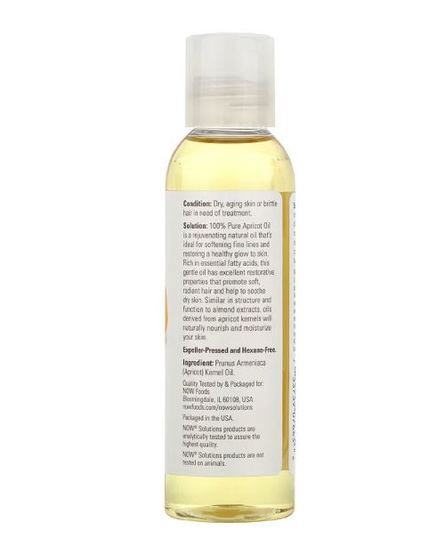 Apricot Oil 4 fl oz (118 ml) by NOW