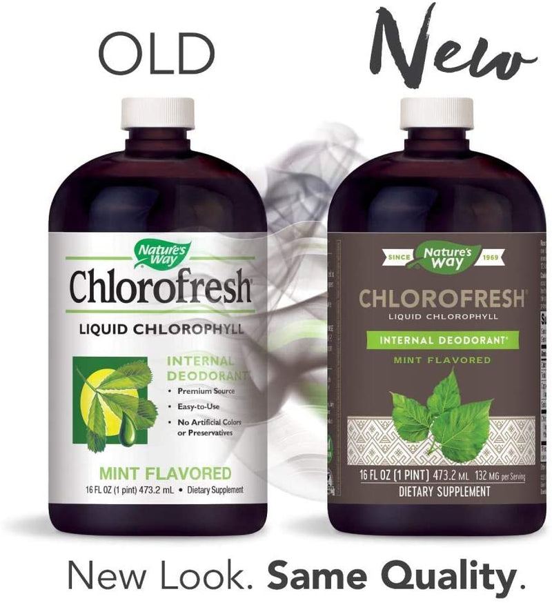 Chlorofresh Liquid Chlorophyll Mint Flavored 16 fl oz (473.2 ml) by Nature&