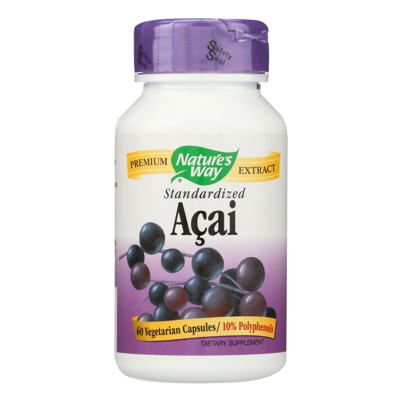 Acai Standardized 60 Vegetarian Capsules by Nature&