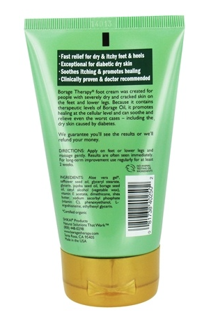 Borage Therapy Foot Cream 4.2 fl oz, by ShiKai