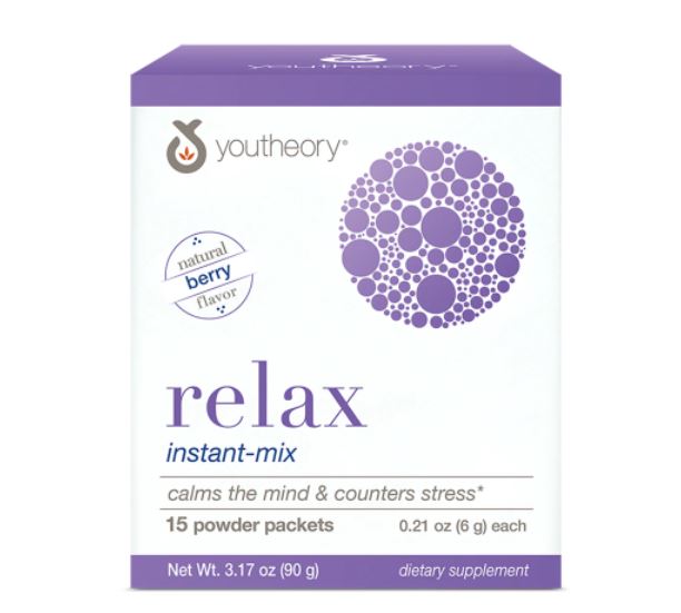 Relax Instant-Mix - Berry Flavor - 15 Packets by youtheory