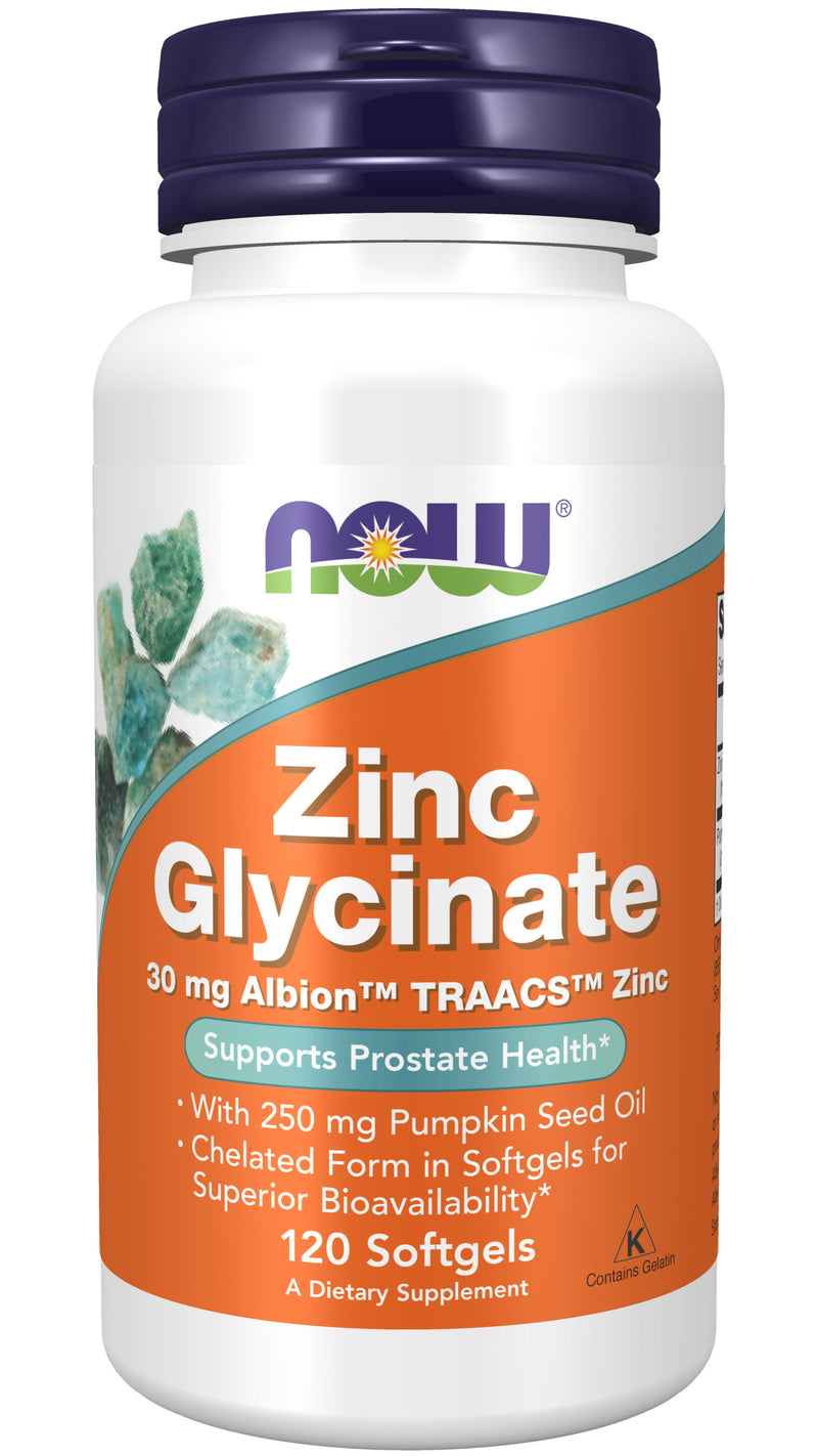 Zinc Glycinate 120 Softgels