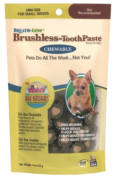 Breath-Less Brushless Toothpaste Mini Size 4 oz (113 g)