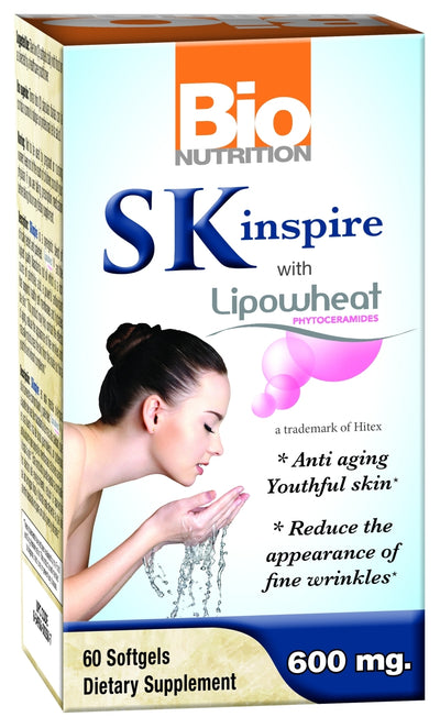 Skinspire with Lipowheat Phytoceramides 600 mg 60 Softgels