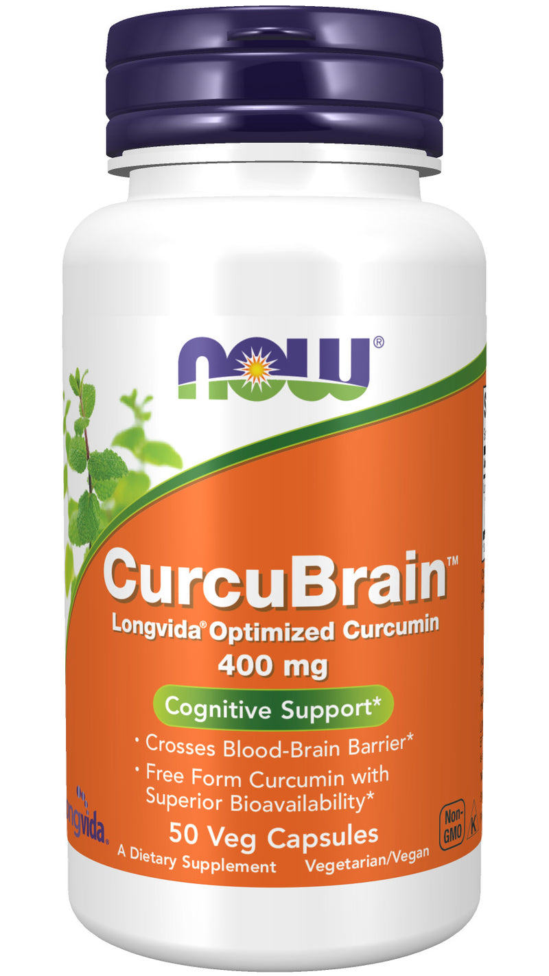 CurcuBrain 400 mg 50 Veg Capsules