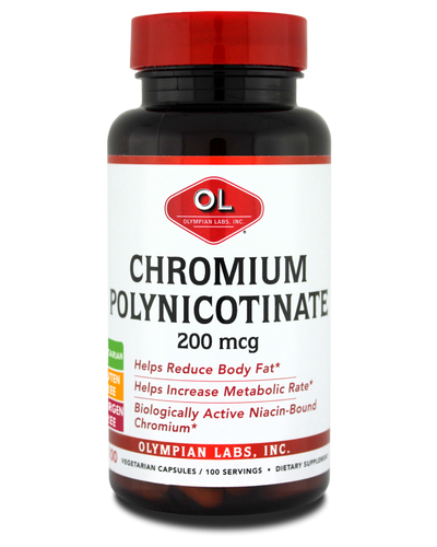 Chromium Picolinate 200 mcg 100 Vegetarian Capsules