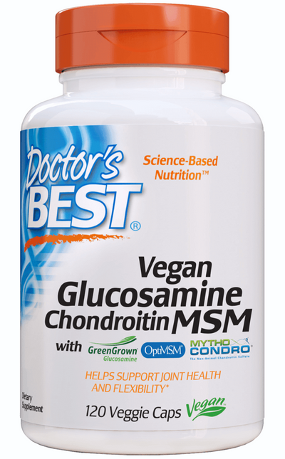 Vegan Glucosamine Chondroitin MSM 120 Veggie Caps