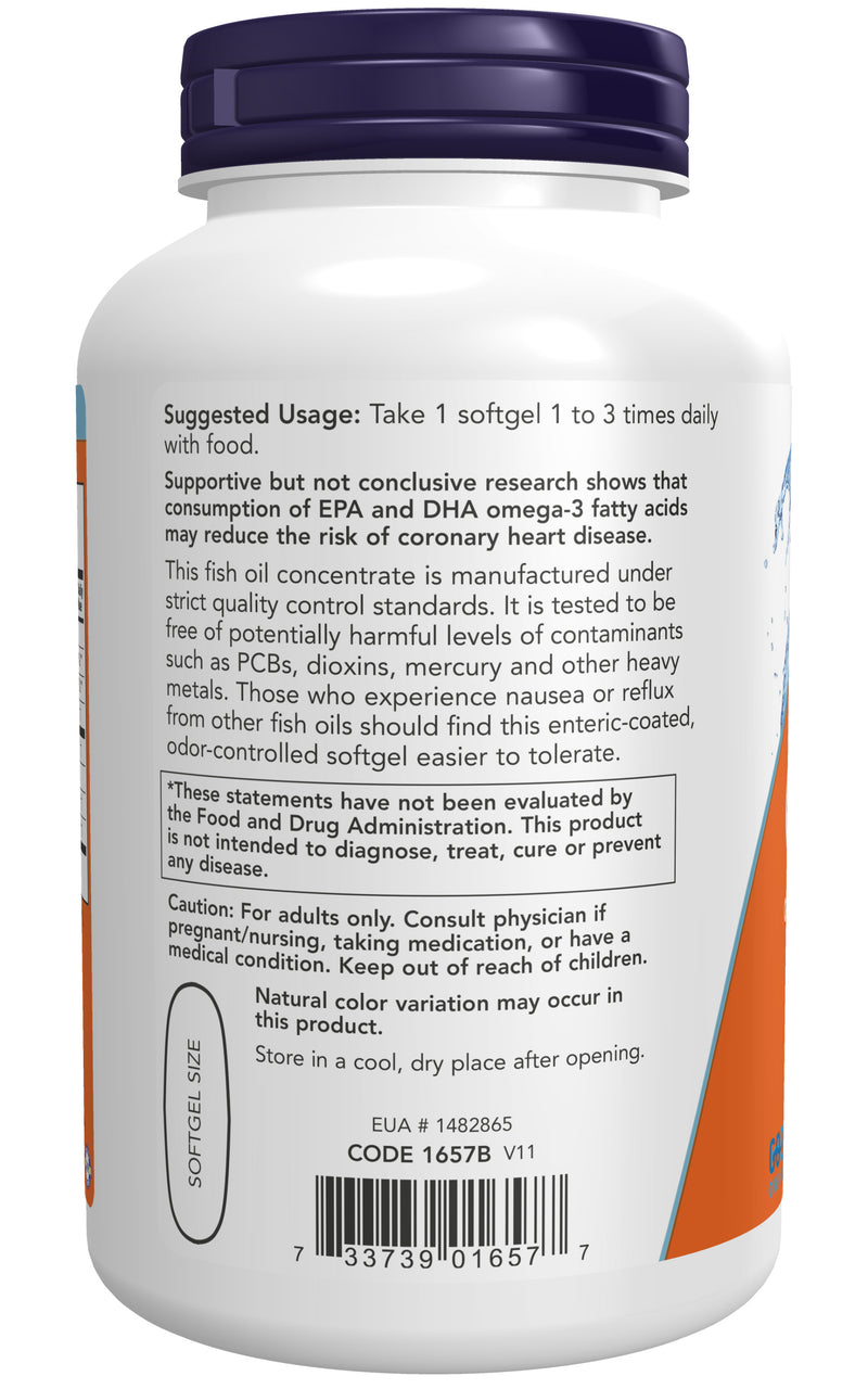 Omega-3 180 Softgels by NOW