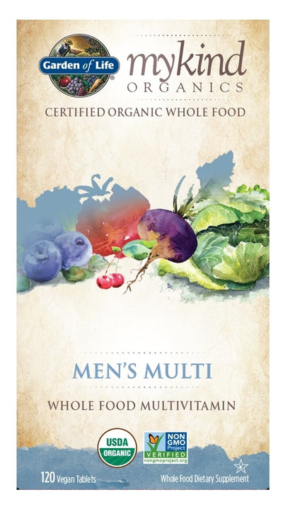 mykind Organics Men's Multi 120 Vegan Tablets