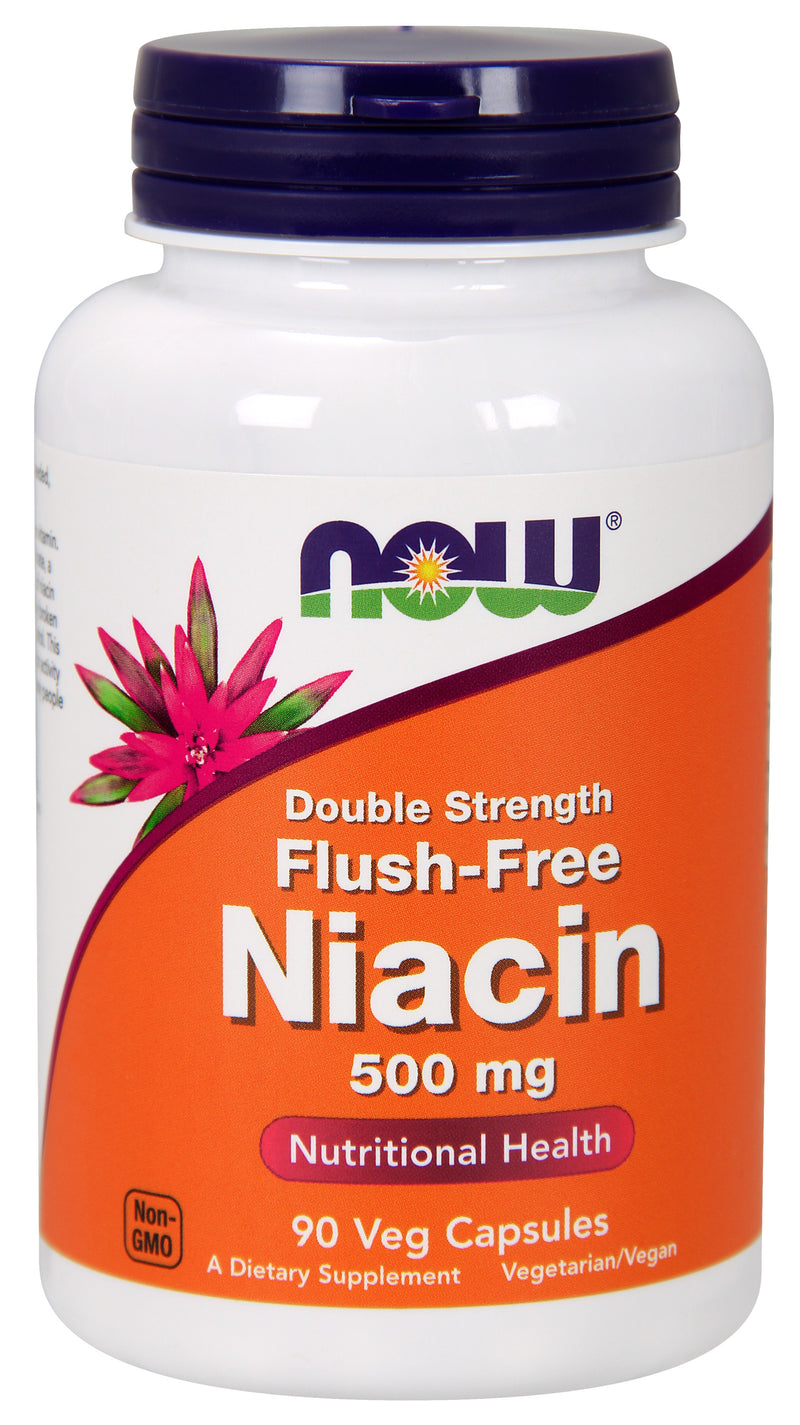 Double Strength Flush-Free Niacin 500 mg 90 Veg Capsules