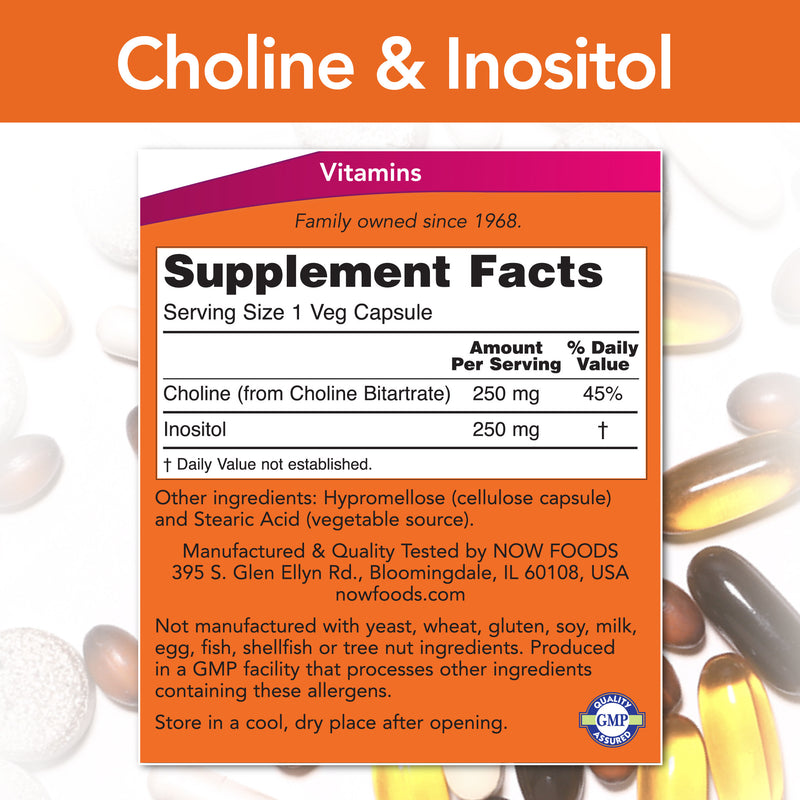 Choline & Inositol 100 Veg Capsules