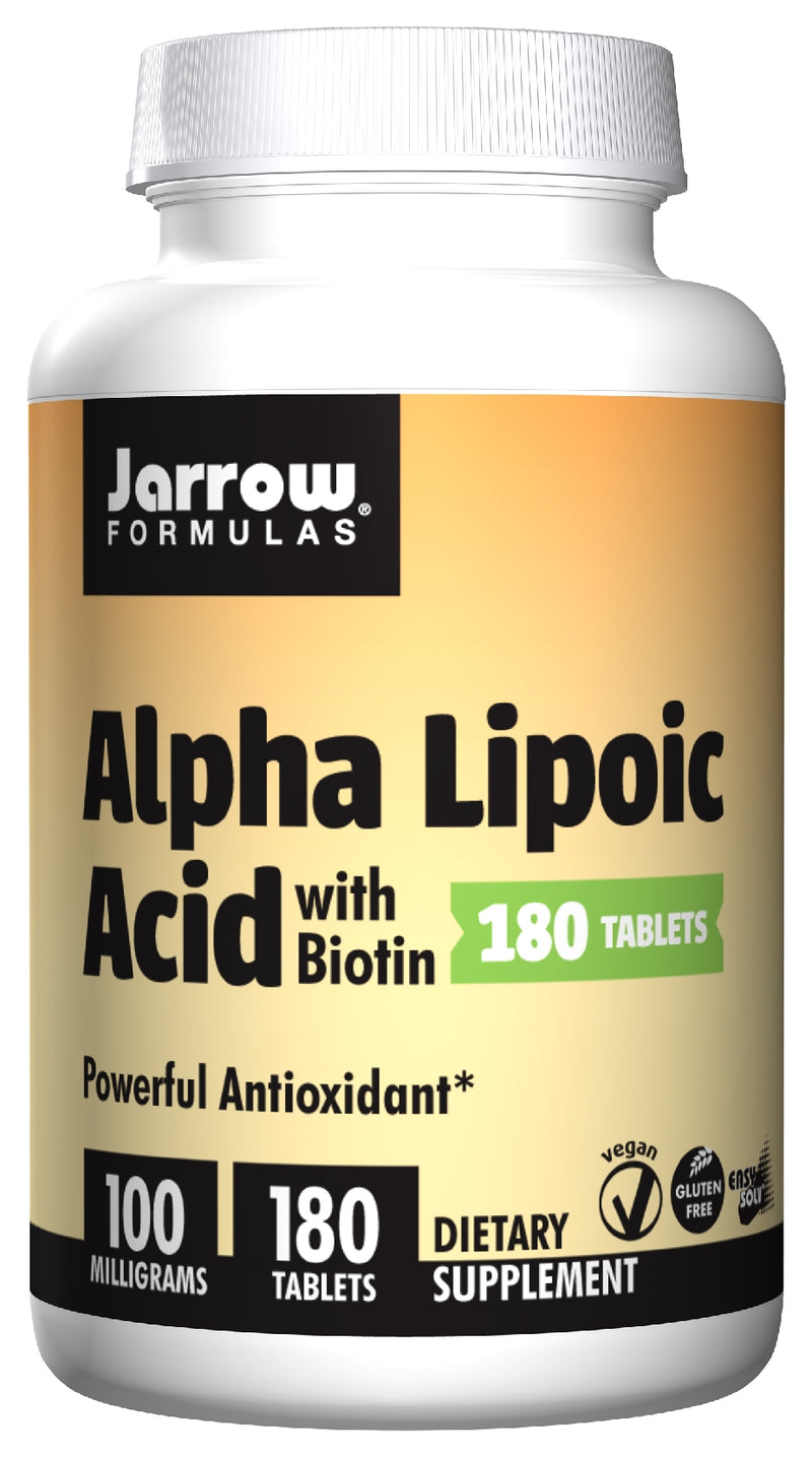 Alpha Lipoic Acid with Biotin 100 mg 180 Tablets