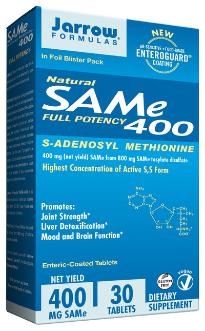 SAMe 400 mg 30 Enteric-Coated Tablets